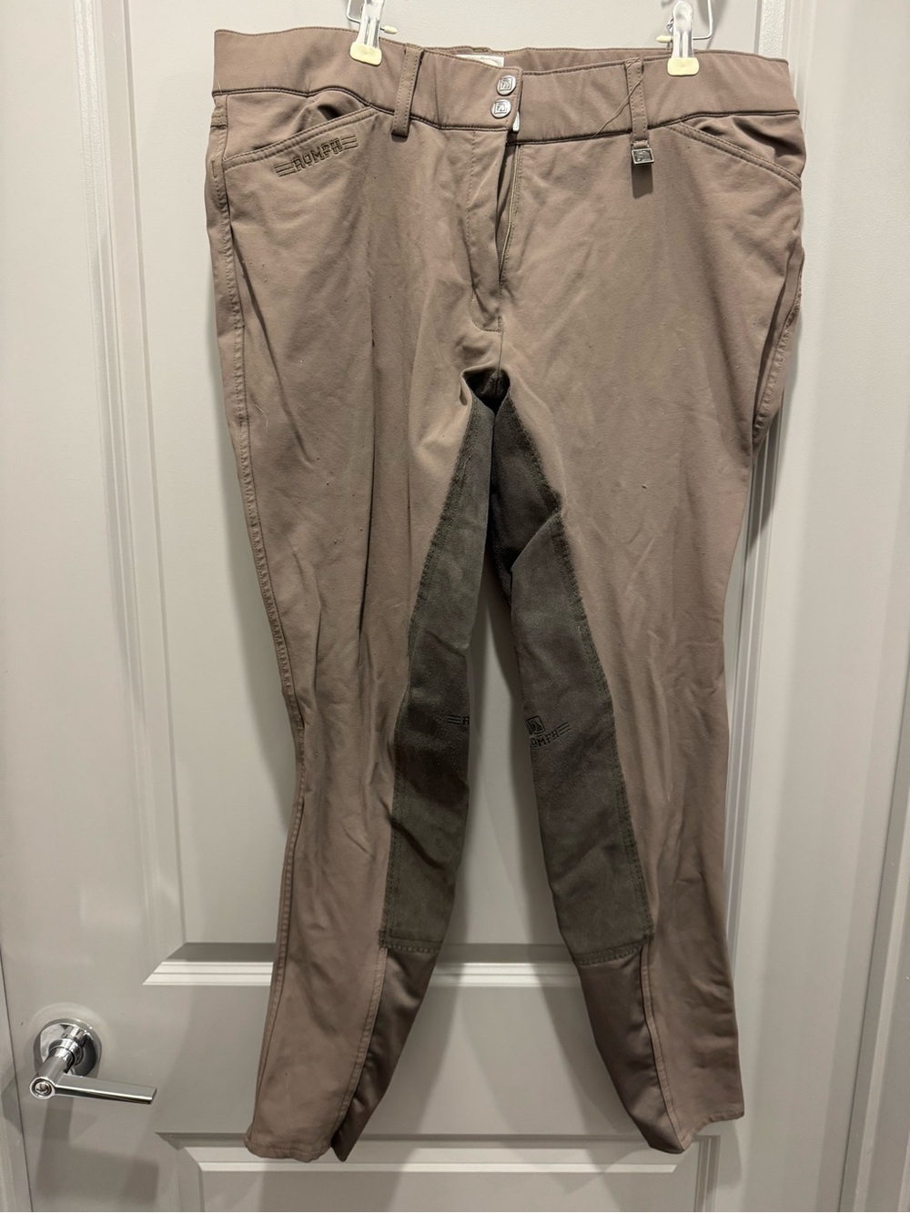 Women brown romfh full seat breeches